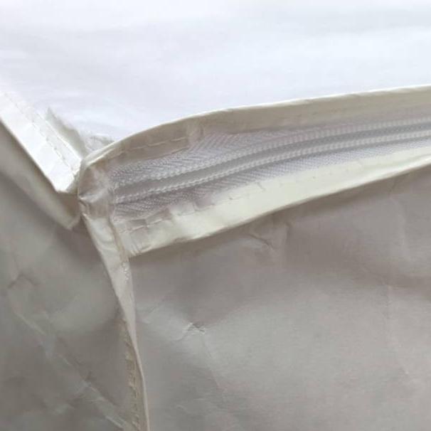 白色紙質拉鍊袋(40x46x35cm)