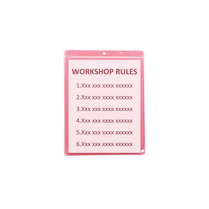 透明信封袋(粉色)